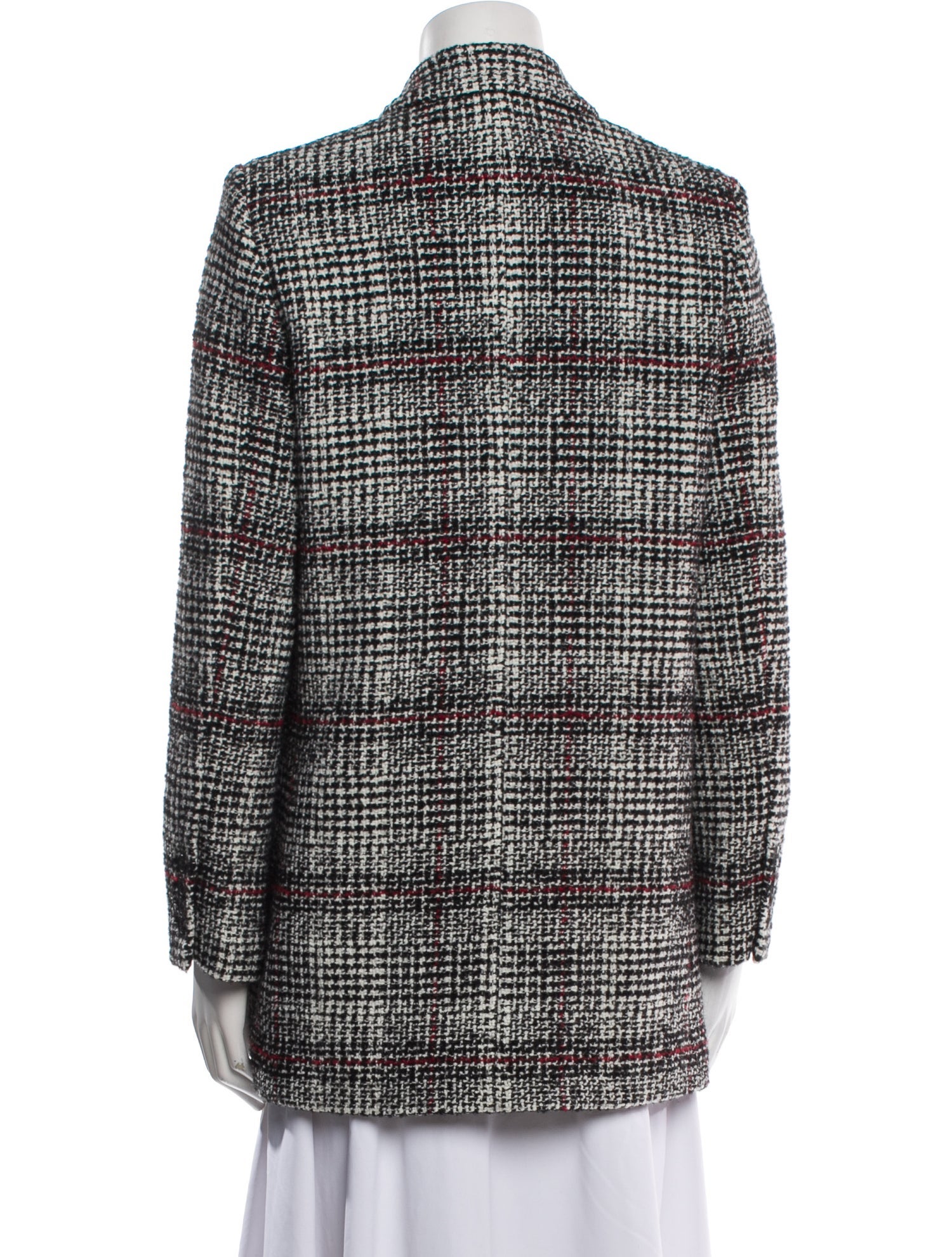 Étoile Isabel Marant Plaid Print Peacoat